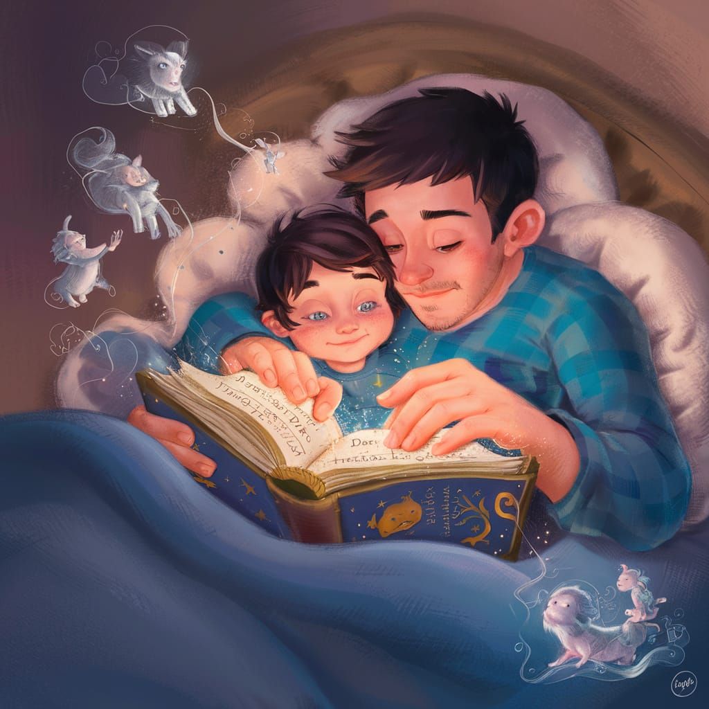 Magical Story Time: Father and Child Reading
