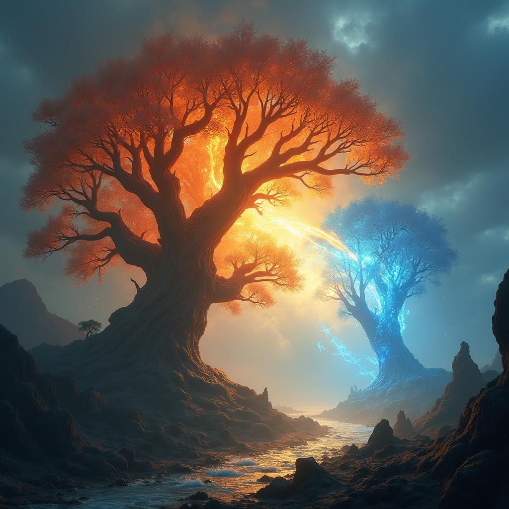 Elemental Magic in Ethereal Display of Power