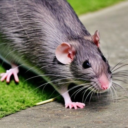 A Rat Robbery: AI Generated Image