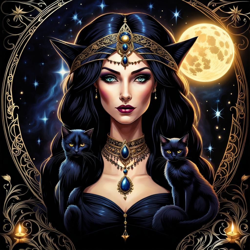Queen of the Night: Dark Fantasy Candle Magic