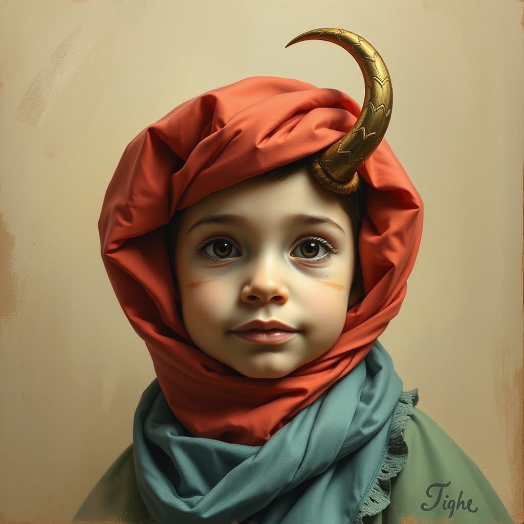 Abstract Gouache Interpretation by AI