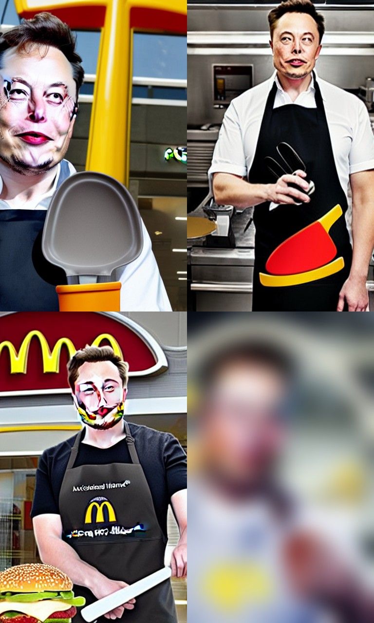 Elon Musk Working at McDonald's