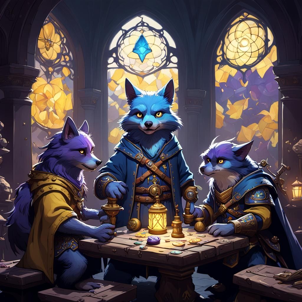 Bluey's D&D Adventure: A Dark Fantasy Concept