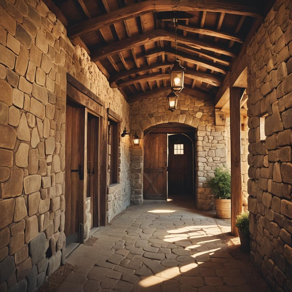 Napa Valley: Secret Tunnel Connects Barn to Farmhouse