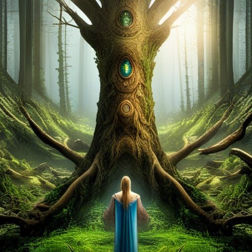 Majestic Elven World Tree: Aldrilis