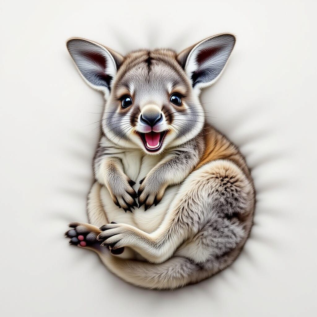 Kangaroo baby