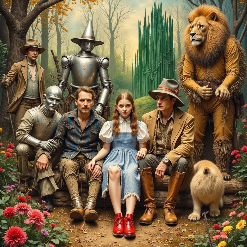 The Wizard of Oz Movie Poster Recreation
