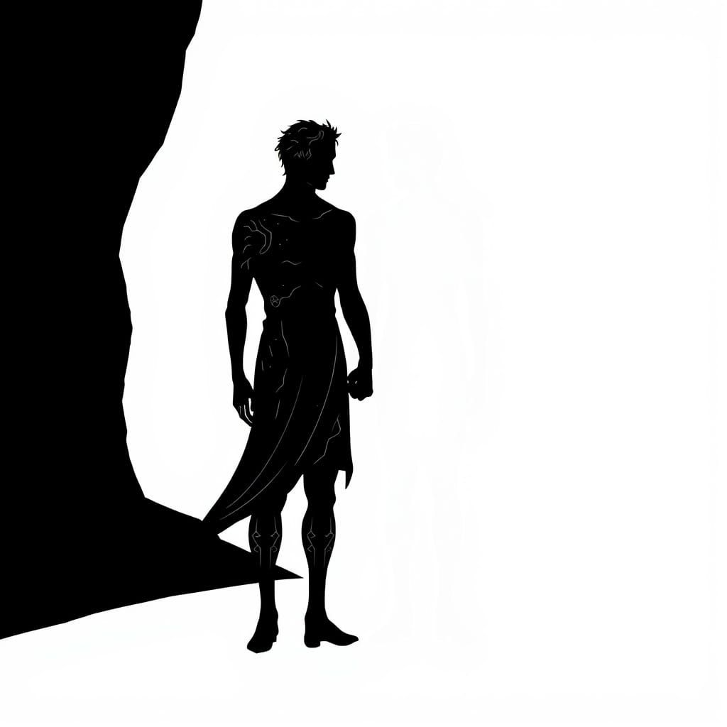 Harmonious Figures in Contrasting Monochromatic Landscape