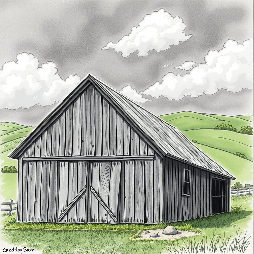 Rustic Barn in Soft Light