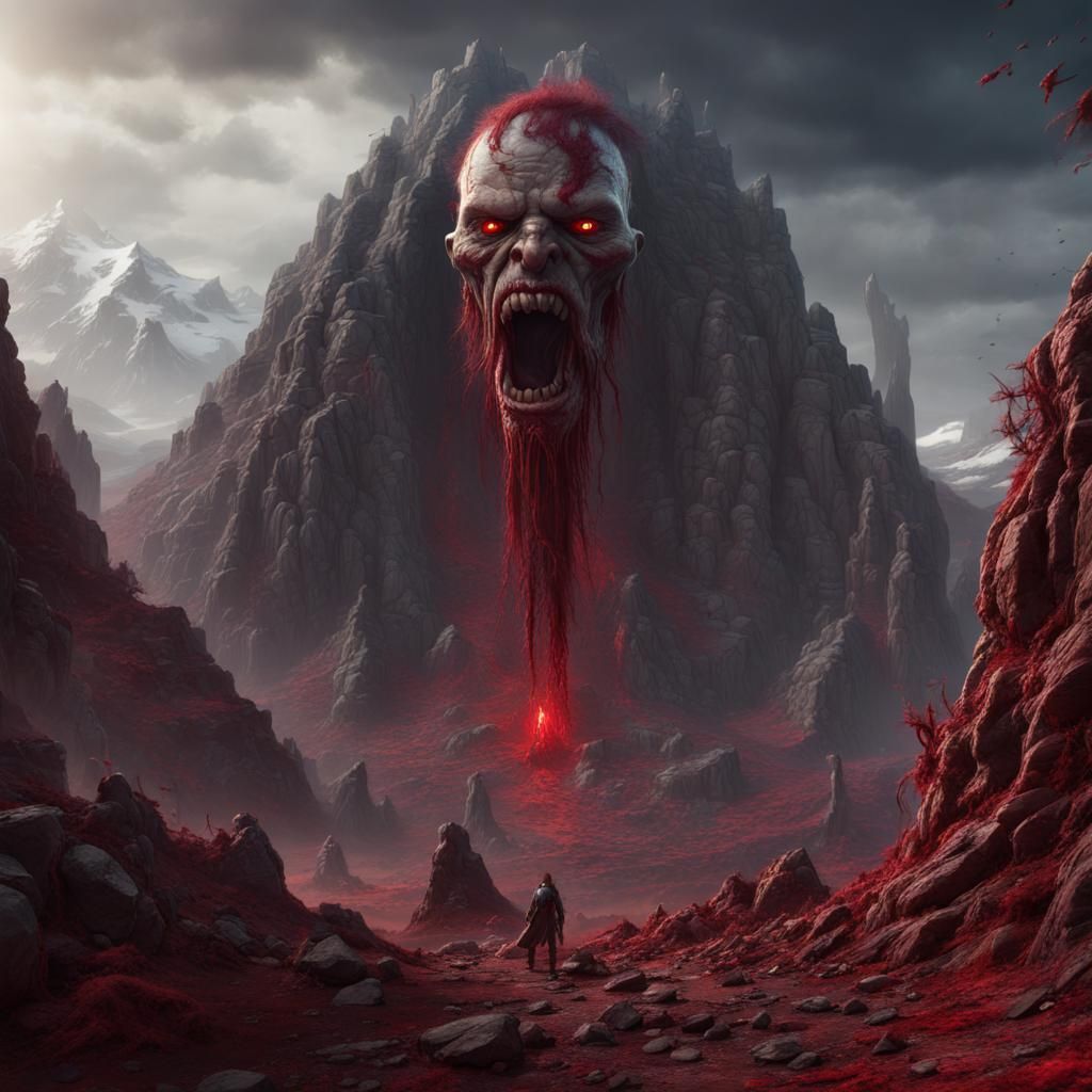 Bloody Cyclops Giant on Blood Mountain