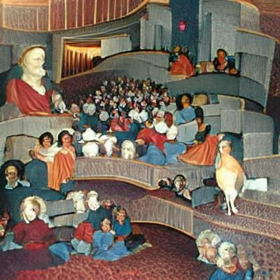 Renaissance Theatre Stage Digital Painting