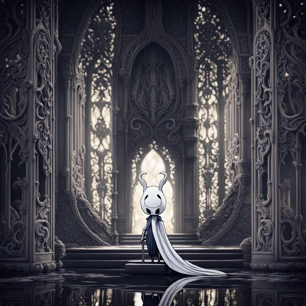 Hyperrealistic Hollow Knight Character in High Definition