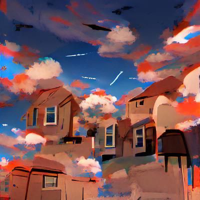 Minimalist AI Sky Image