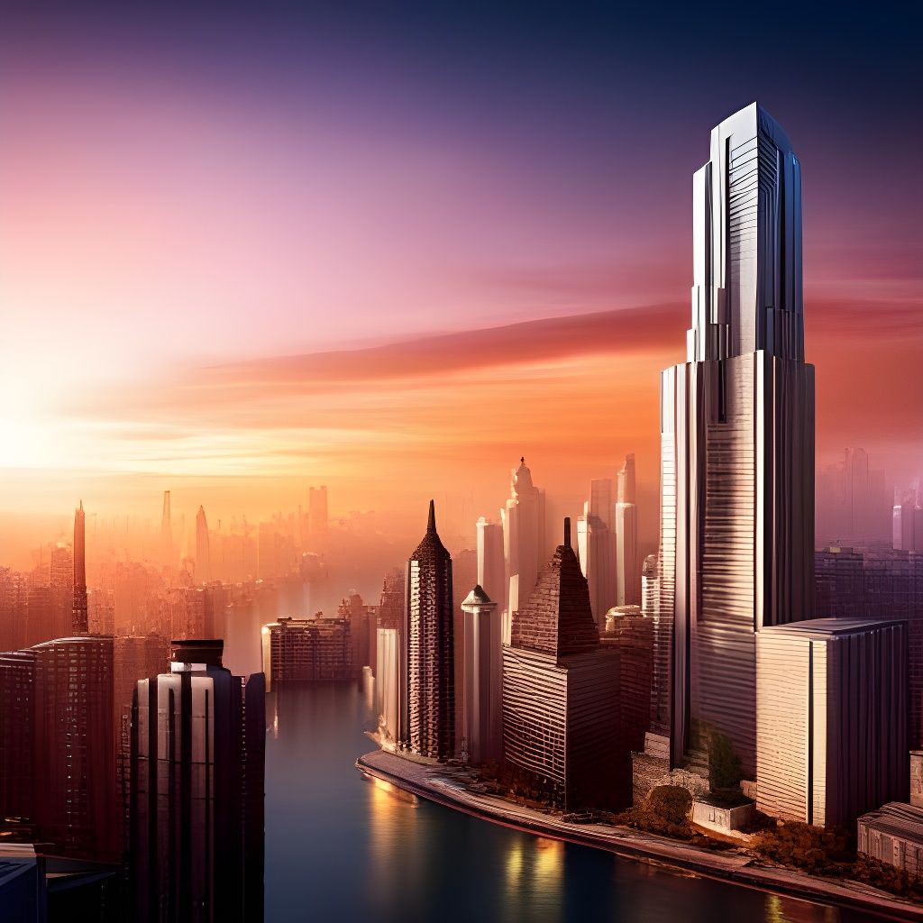Hyperrealistic Mass Effect City in 8K Resolution