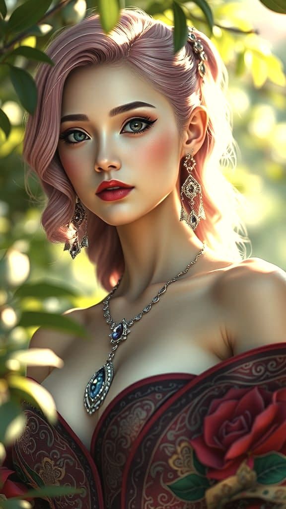 Sakura Haruno Portrait with Expressive Eyes