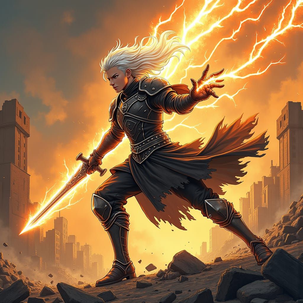 Teen Hero Unleashes Lightning Fury Against Demons in Epic Ba...