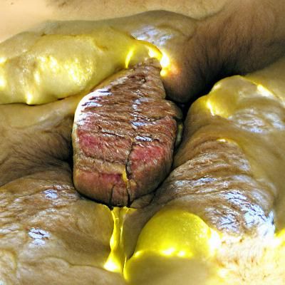Juicy Sirloin Steak Topped with Butter