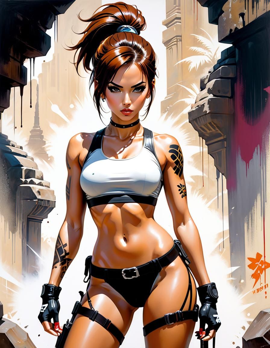 Tomb rider style
