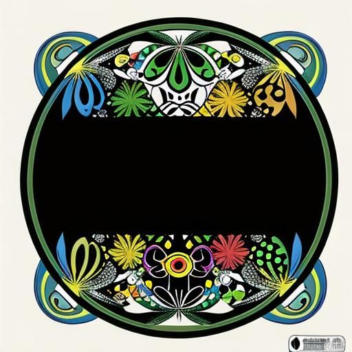 Hemp Leaf Logo in Style of Pop Art Masters