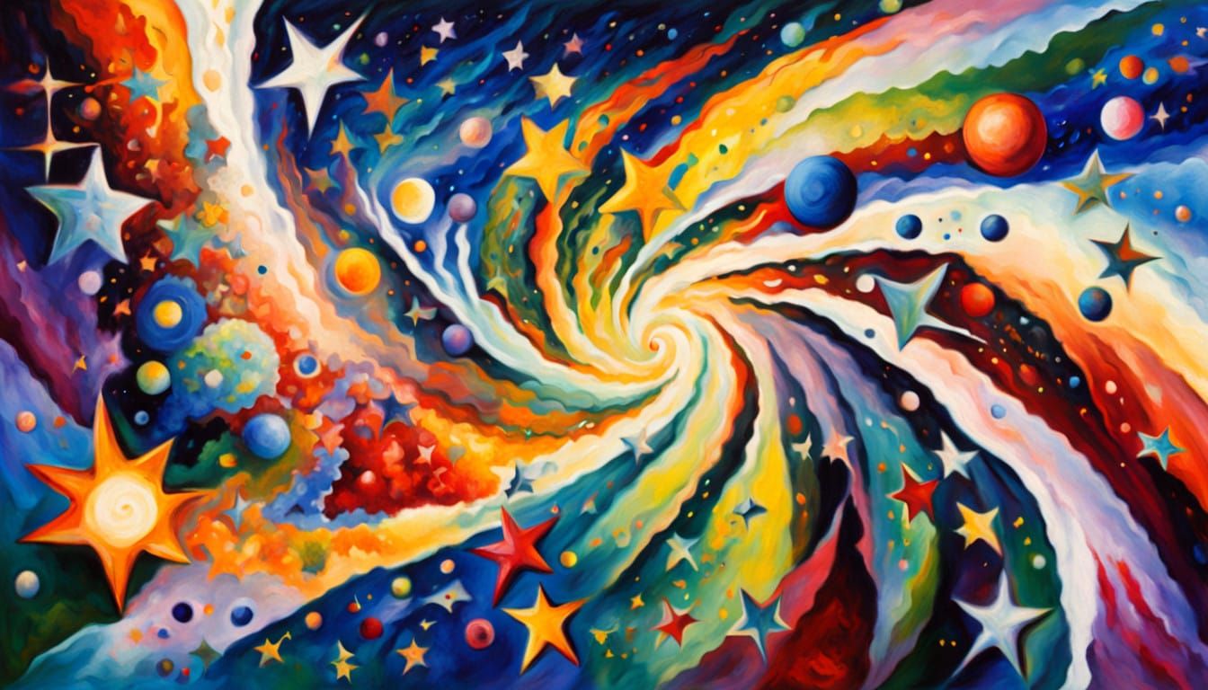 Rainbow Star Cluster in Cosmic Turmoil