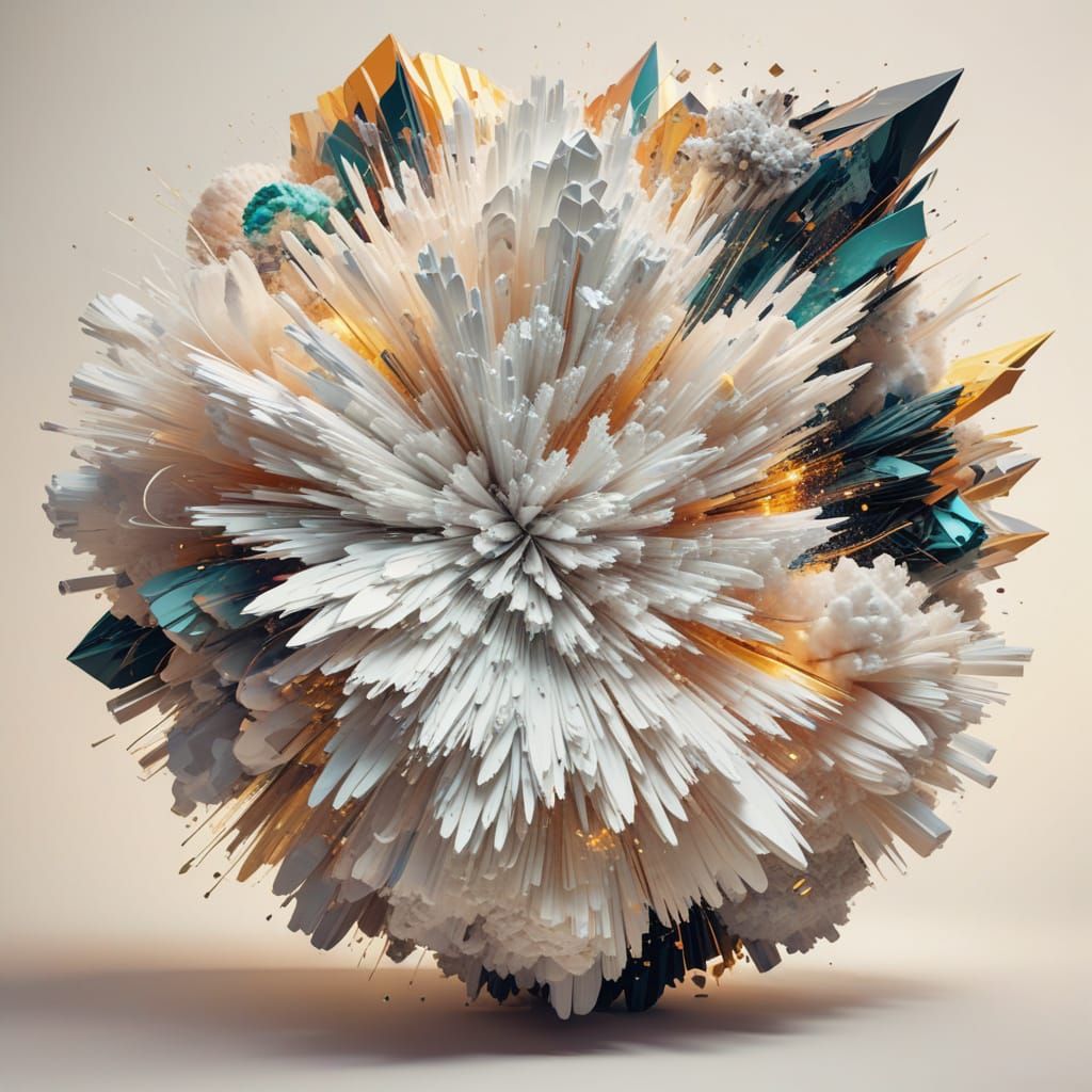 Surreal Fiber Collage in Vibrant Pastel Colors