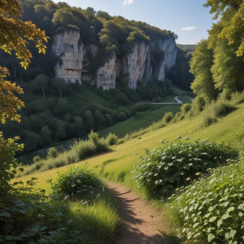 Intriguing Random Landscape from Utopian Novel