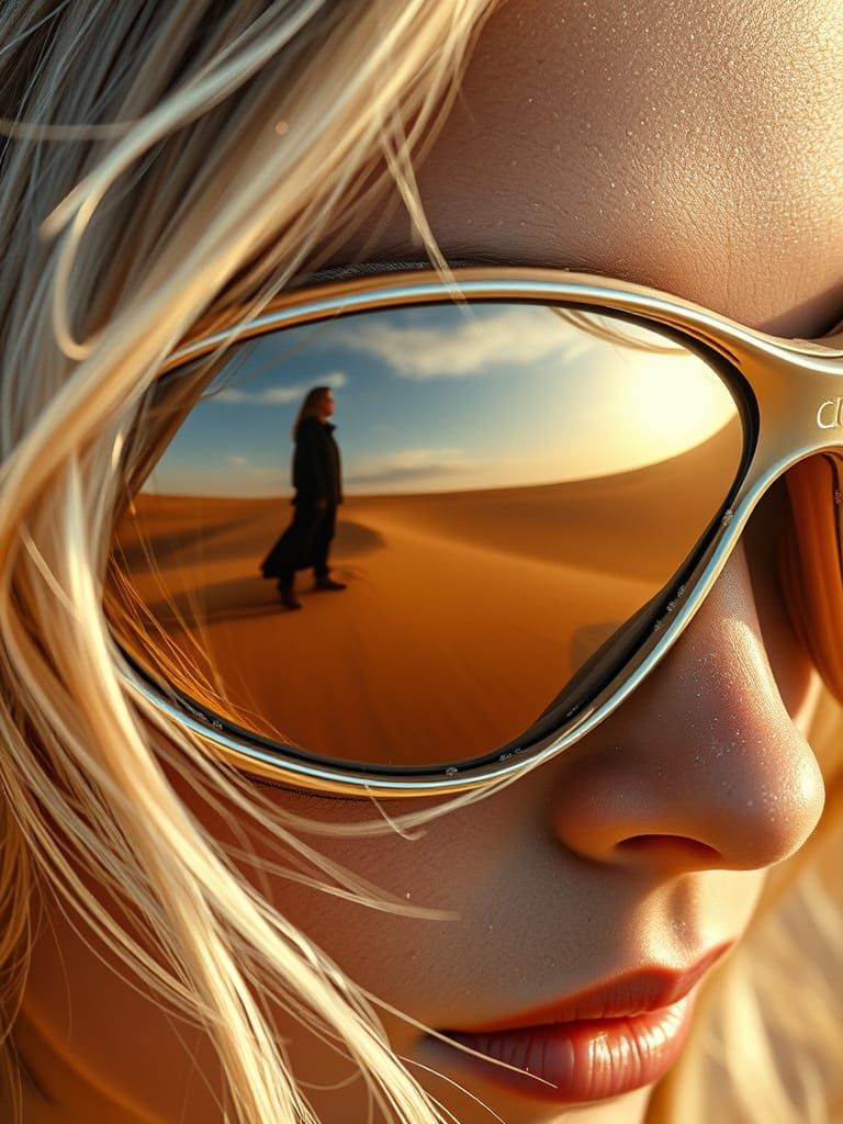 Hyperrealistic Macro Shot of Arena Cobra Tri Mirror Goggles