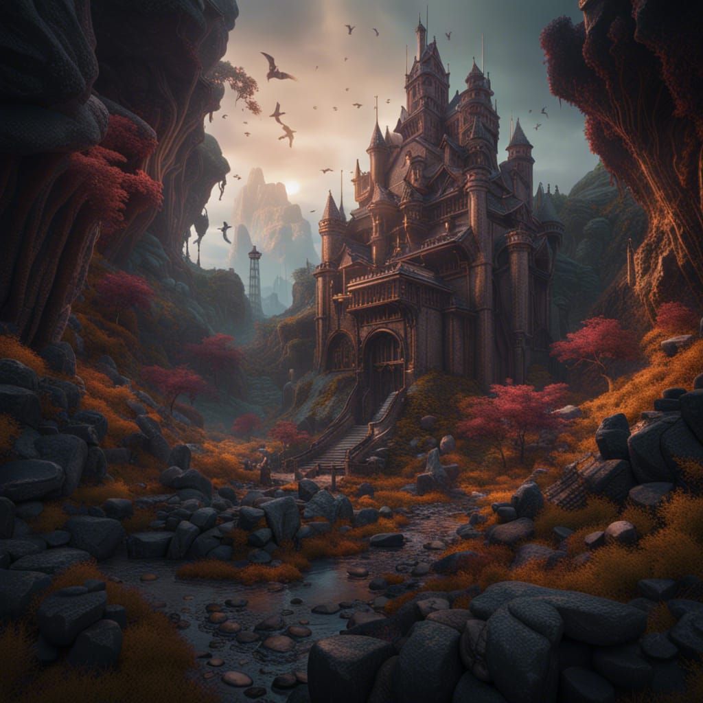 Uncanny Valley Digital Matte Painting