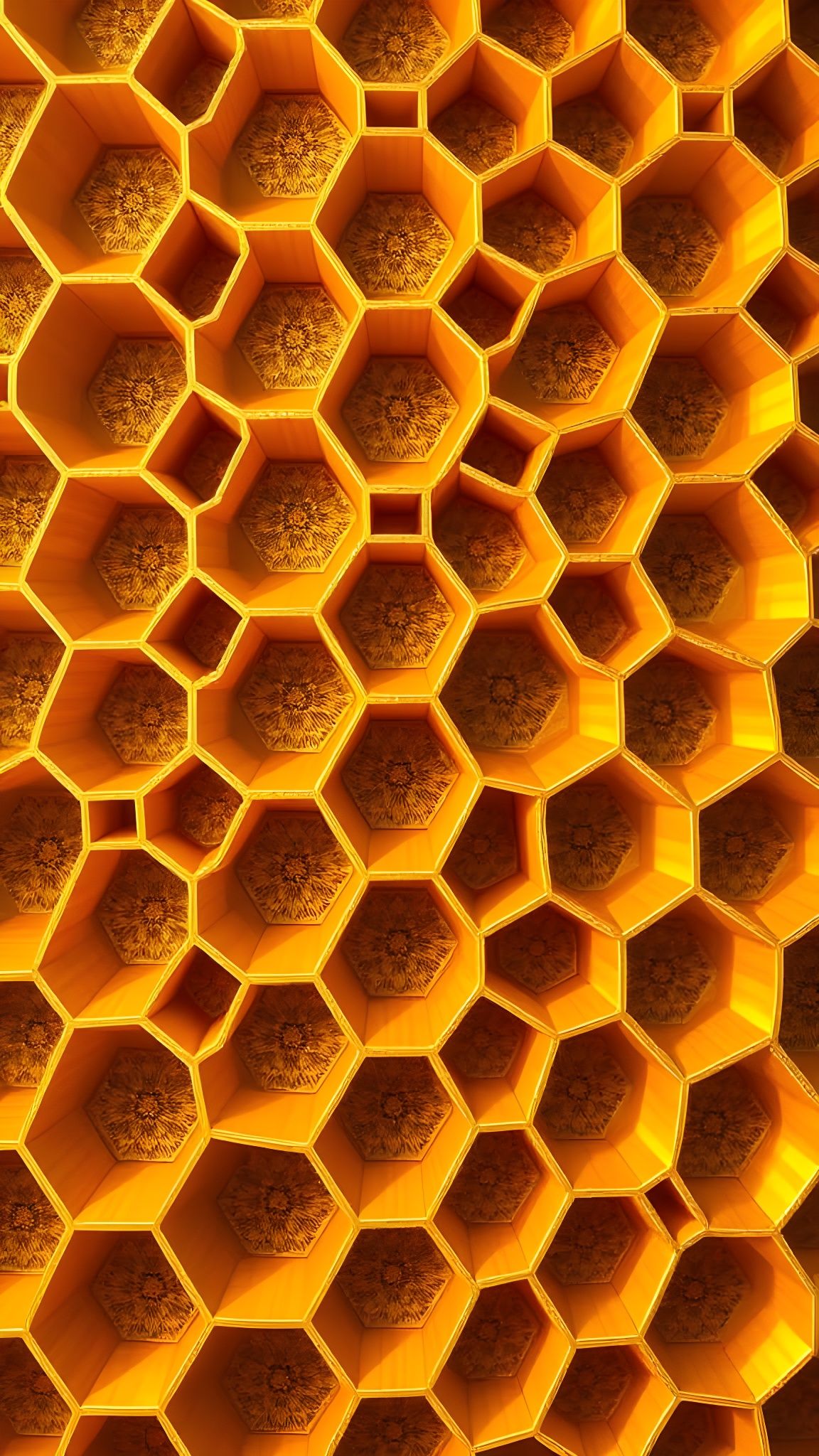 Fibonacci Patterns Unfold in Honeycomb Architecture