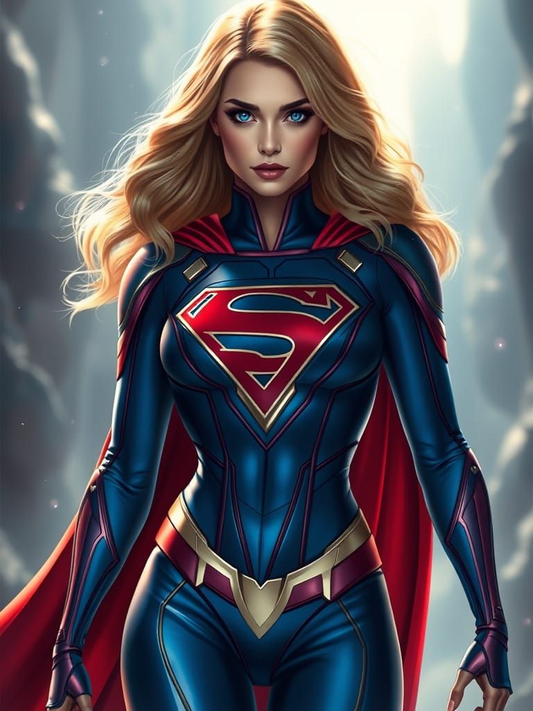 Innovative Avante-Garde Supergirl Costume Design