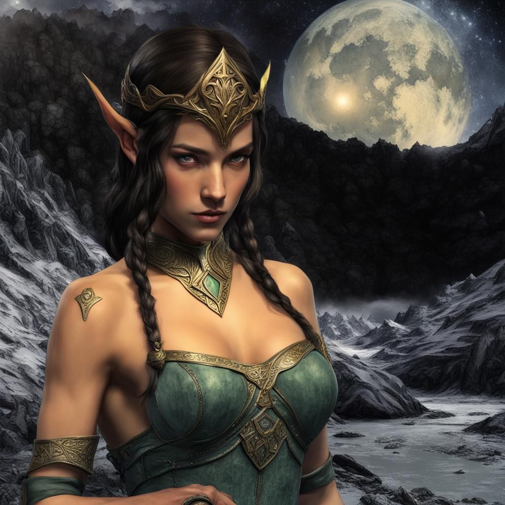 Enchanting Elven Character Design