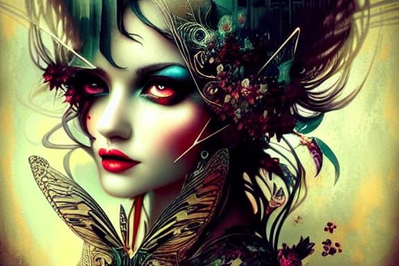 Whimsical Fantasy Circus: Detailed Digital Matte Painting