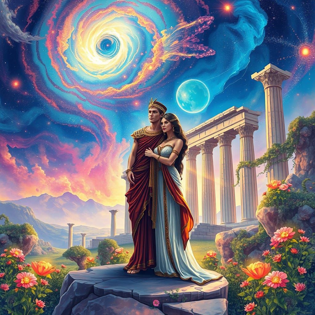 Ancient Romans in Cosmic Ruins