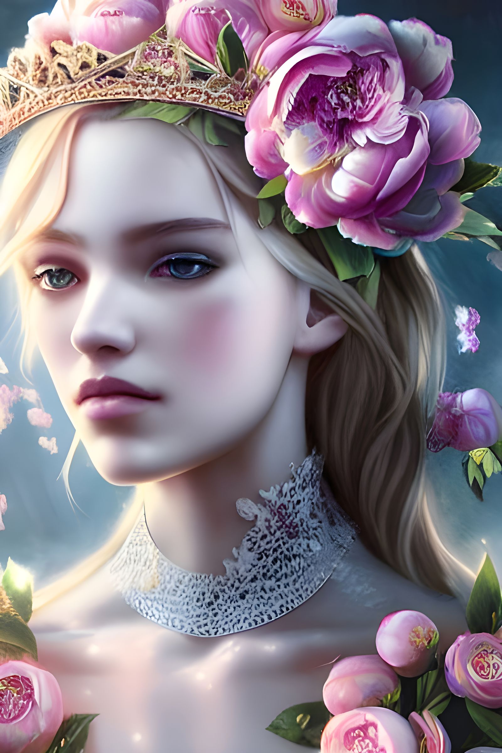 One peony, two peonies, three peonies, four…