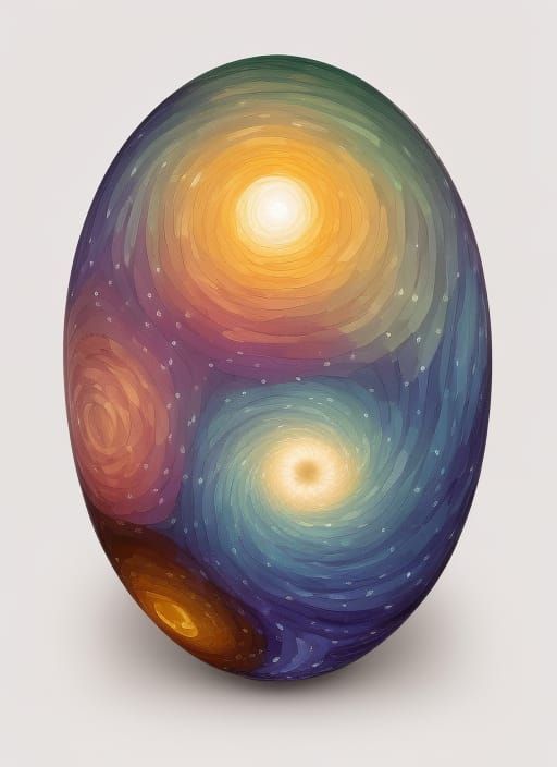 Galactic Crystal Ball: A Sci-Fi Fantasy in Digital Art