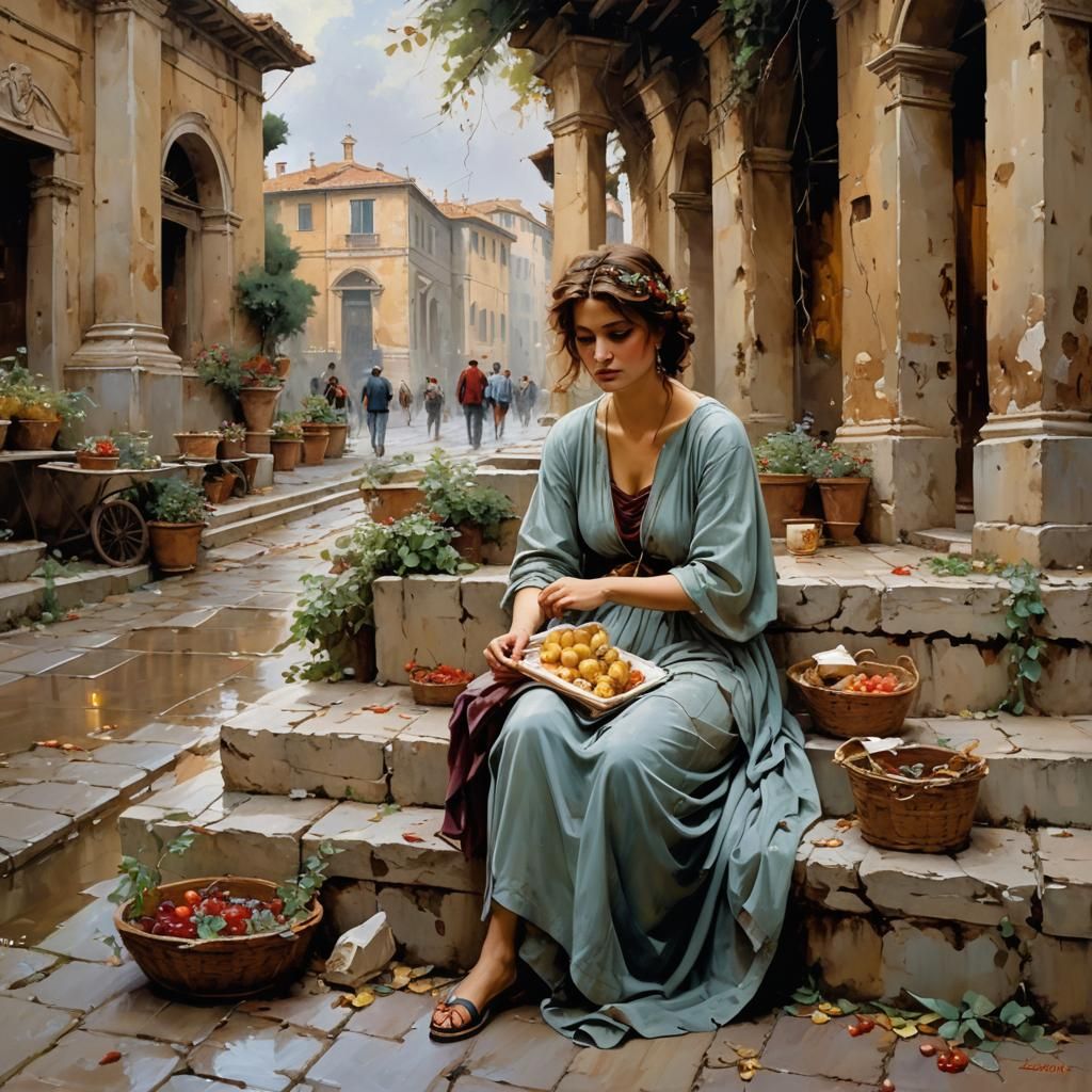 Rome's sadness hangs heavily and depressingly over the peopl...