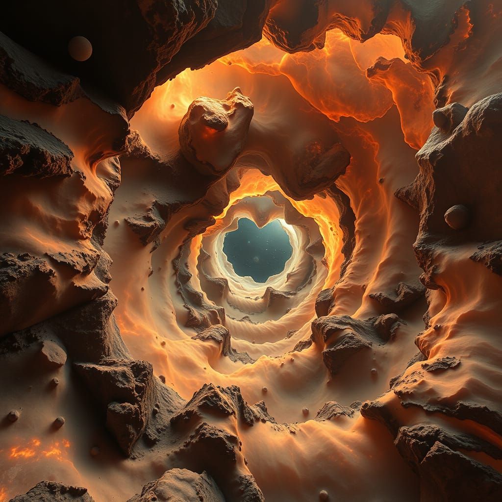 Surreal Nebula System in Dreamscape Style