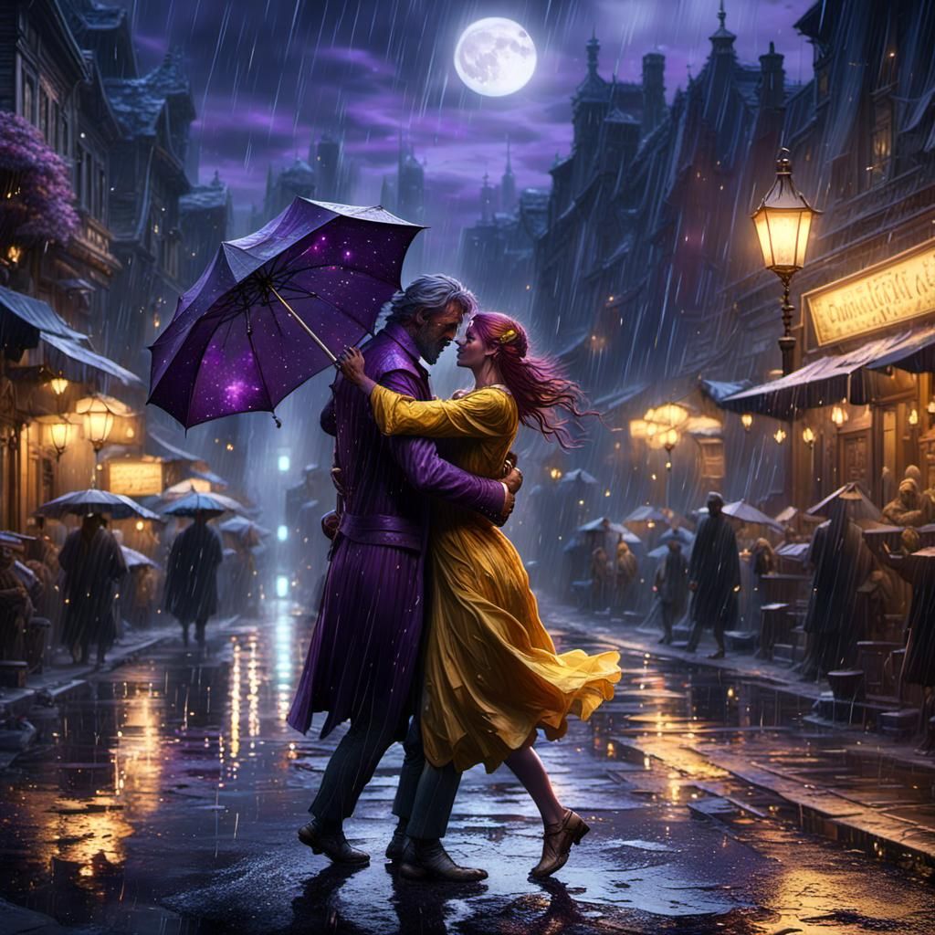 Rain Dance: A Dark Fantasy Concept Art