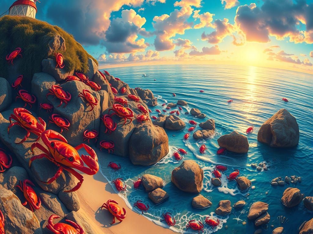 Vibrant Coastal Party in Christmas Island's Red Crab Rave