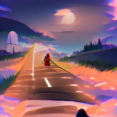 Winding Road to the Horizon
