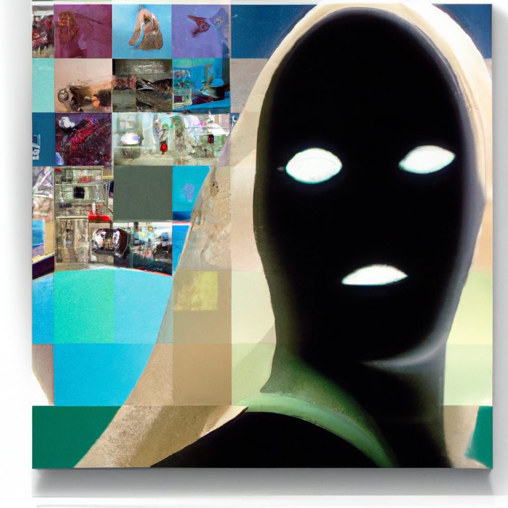 Surreal Polaroid Collage of Dreams and Realities