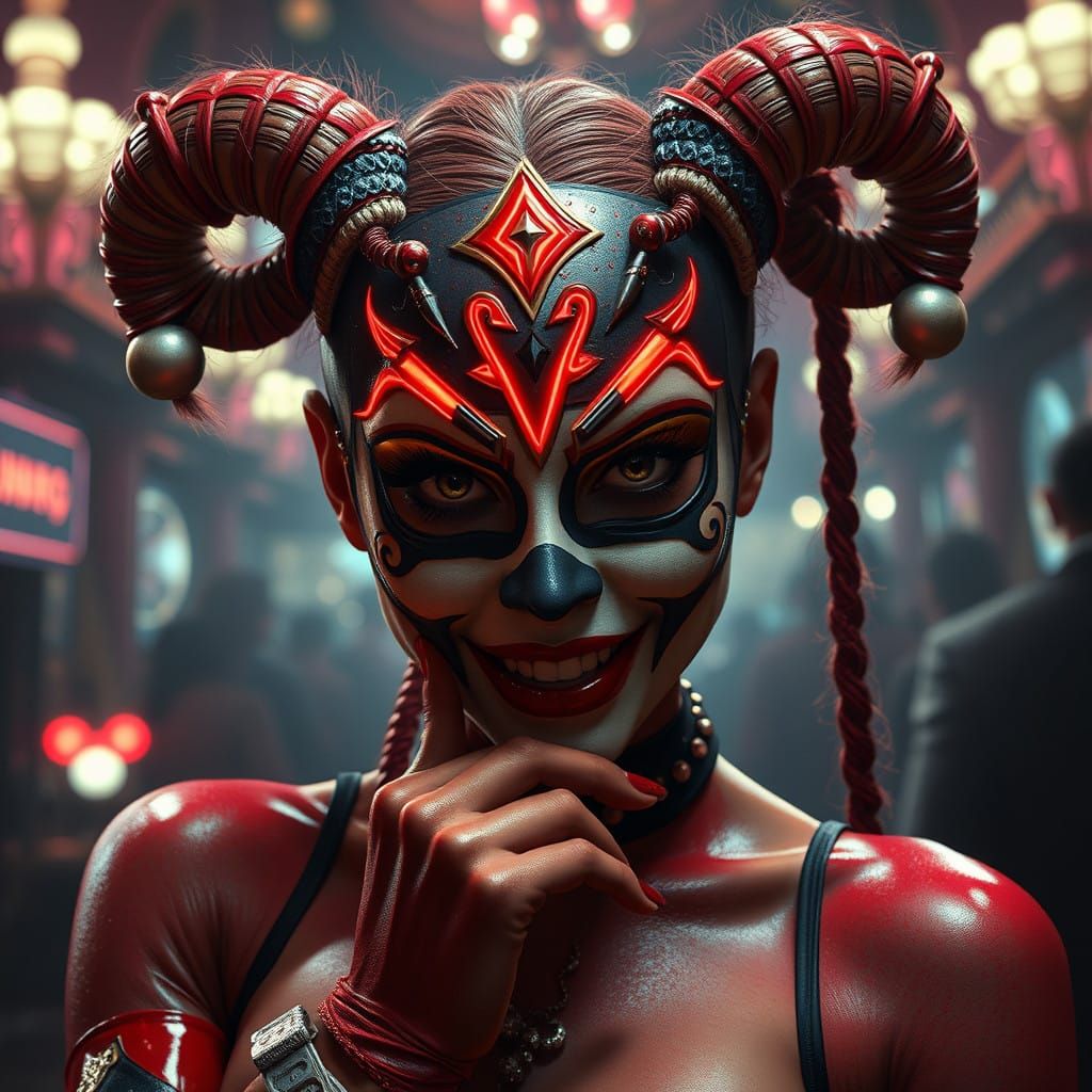 Oni Mask, Harley Quinn