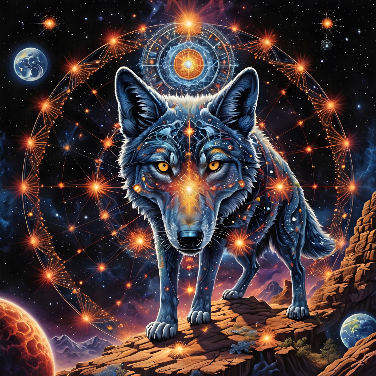 Cosmic Vision: Infinite Star Network Weaving an Australian W...