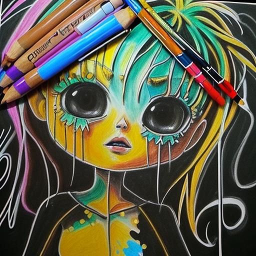 draw like a super artistic child