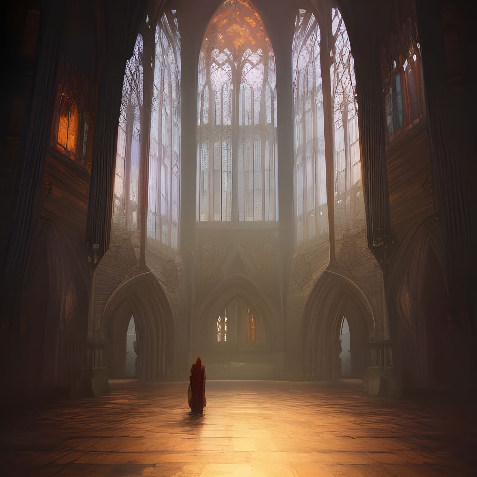 Gothic Cottagecore Interior in Jewel Tones