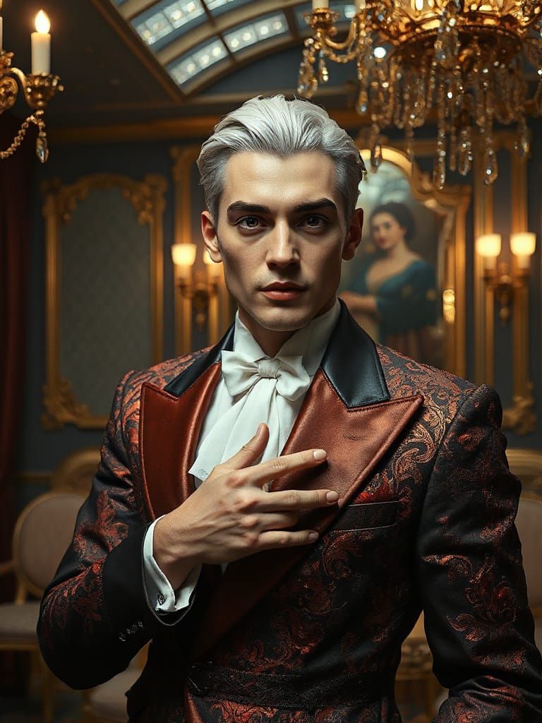 Luxurious 3D Supermodel in Avant-Garde Style