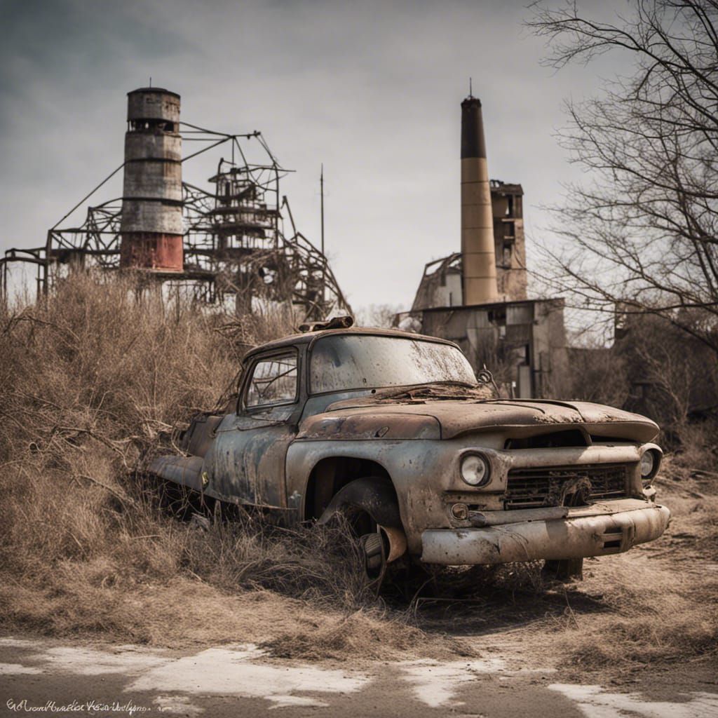 Post-Apocalyptic Cedar Point Amusement Park in Fallout
