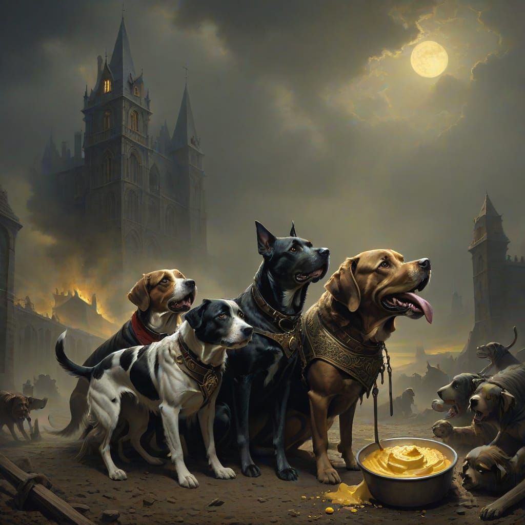 Horrific Scene in Gustave Doré Style