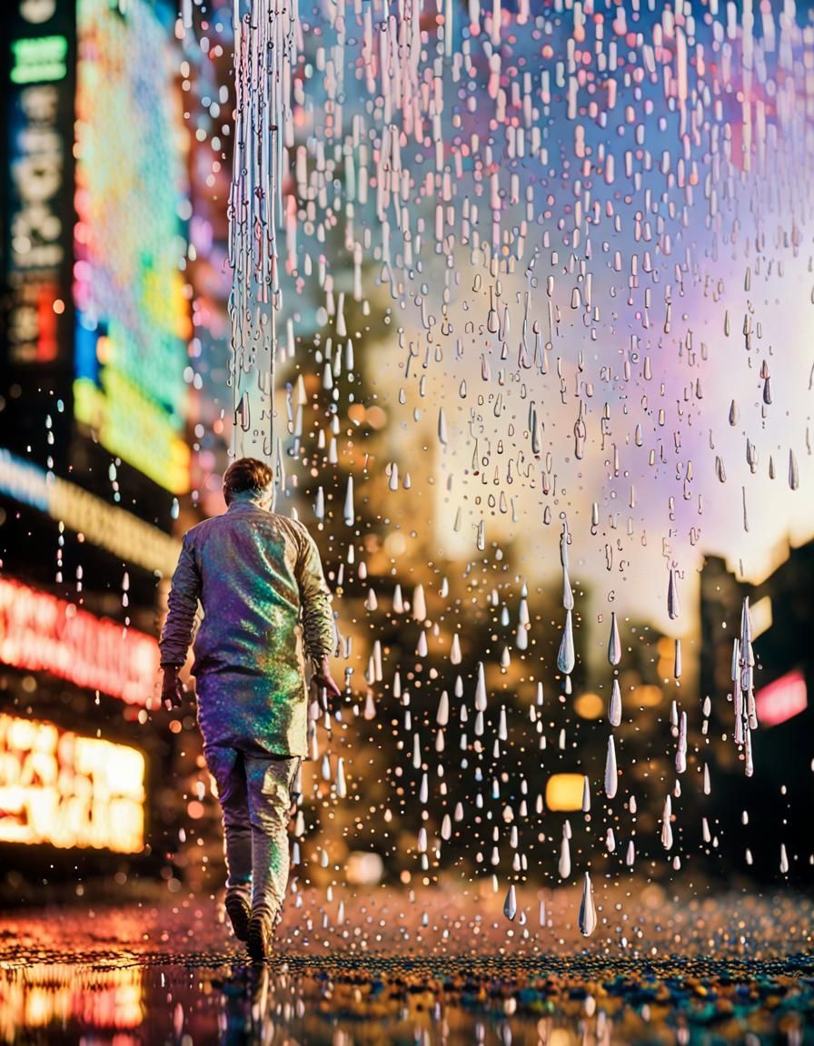 Surreal Glitch Dreamscape in Technicolor