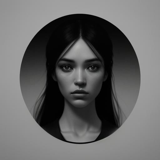 Luxurious Fashion Portrait in High Contrast